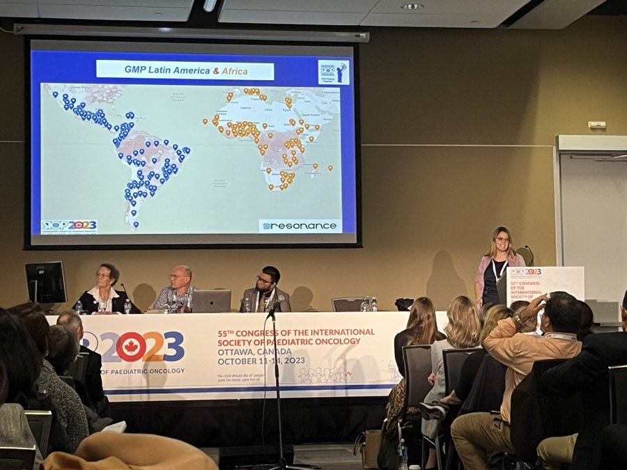 Beautiful map showing all the centers that have been mapped in Latin America and Africa. Kathy Pritchard-Jones, Michael Sullivan , Saghir Khan and Maite Gorostegui