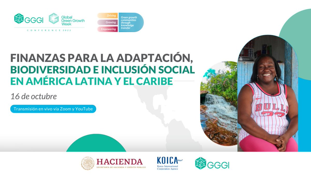 GGGI_Peru's tweet photo. No te pierdas el #FINABI2023, el evento más importante de América Latina y el Caribe en movilización de financiamiento para la adaptación al cambio climático🌎.
Regístrate aquí:
https://t.co/cA50U916Wa
#GGGWeek #Financiamientoclimatico #cambioclimático #adaptación #biodiversidad https://t.co/zr8PFQFKyr