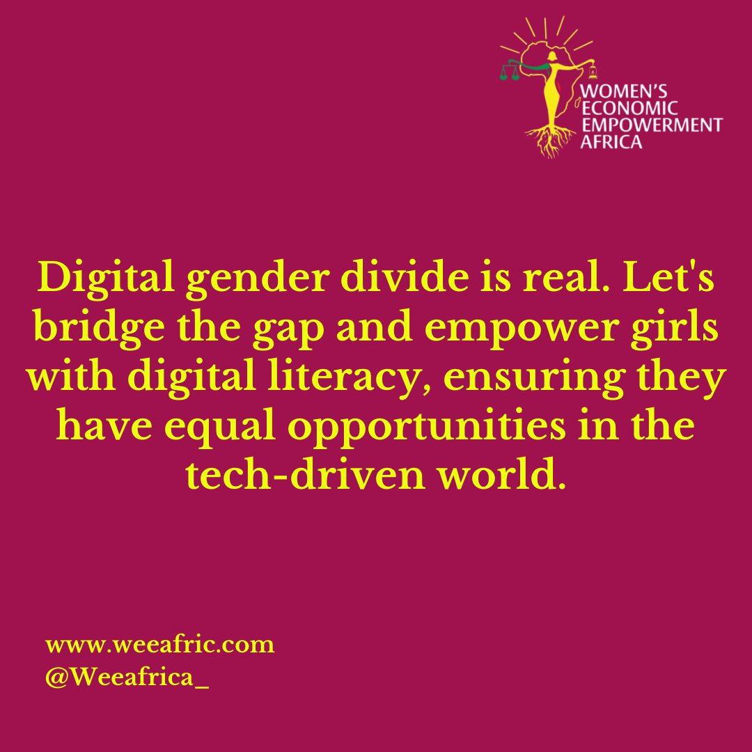Empowering girls is not just a cause; it's a movement reshaping our world.  Let's stand together, break barriers, and create a future where every girl thrives.

 #weea #EmpowermentMovement #GirlsCanRise #BuildingBrightFutures #InspiringChange #GirlsEmpowerGirls #TogetherWeRise