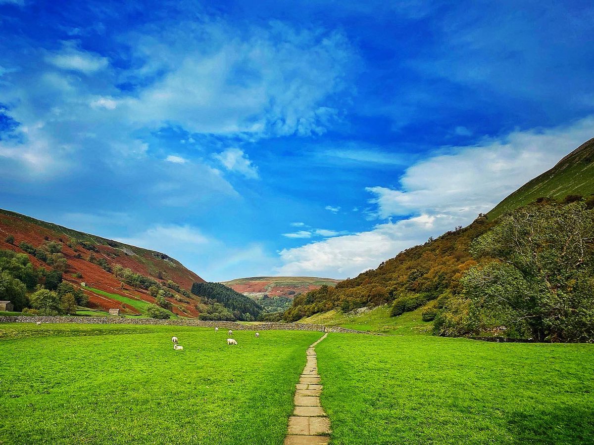 oldcrofthouse's tweet photo. #swaledale #keld #crackpot #riverswale #swinnergill  #yorkshiredales #yorkshiredalesnationalpark @yorkshire_dales #getoutside #walking #autumnwalks #AutumnVibes #walkingadventures #daysout #hiking #kirkbystephen #Cumbria https://t.co/jdtohii9El