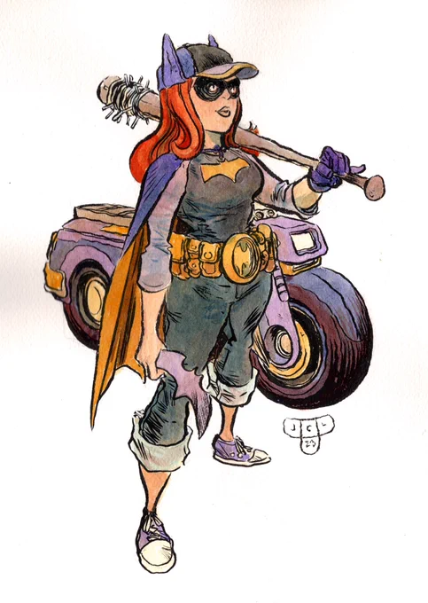 Batgirl! See me snd the original at New York Comic Con this week! Artist Alley Table C-42! 