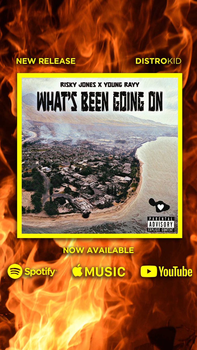 RiskyJonesOwns's tweet photo. What’s Been Going On Now Available on all streaming platforms. #mauiwildfires #mauistrong #riskyjones #officialyoungrayy #supportthamovement #annodominination https://t.co/ejhcpev7vB
