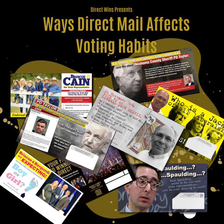 DirectWins's tweet photo. In the month of October, we’ll explain how direct mail shapes voter habits in five ways, and why each plays a key role in campaigns today. Check back for #1 soon! 
#DirectWins #DirectMail https://t.co/RDuDewBa7h