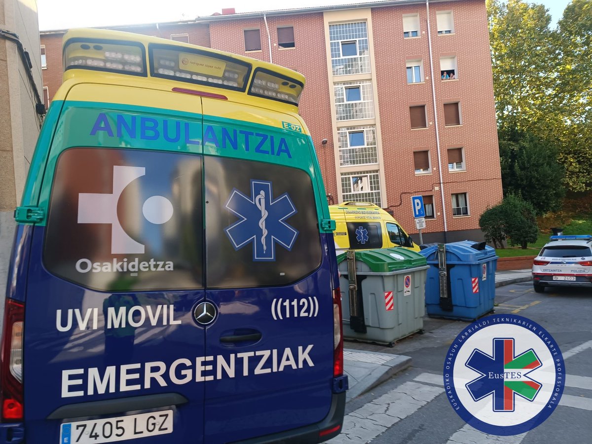 Aviso en #Barakaldo. Acude SVB de @GrupPau y SVAm de @osakidetzaEJGV…
