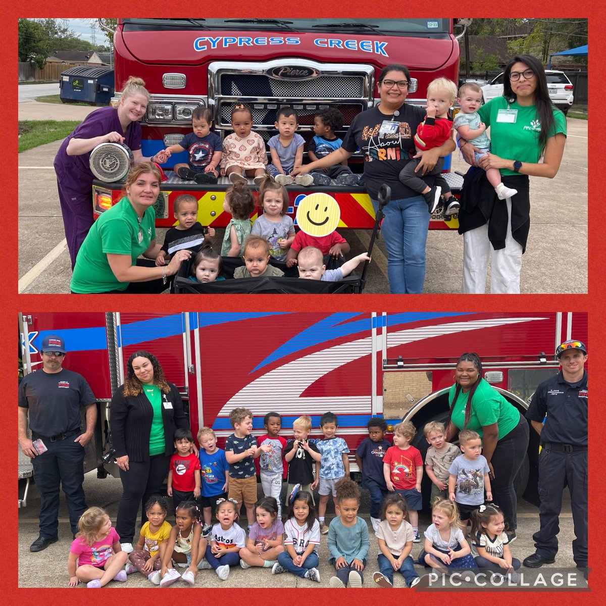 A big THANK YOU to the Cypress Creek Fire Dept. for coming to visit our kiddos during fire safety week!! 🔥🚒🧯 @cypreescreekfd @CFISDELC1 @CFISDELCS #FireSafetyWeek