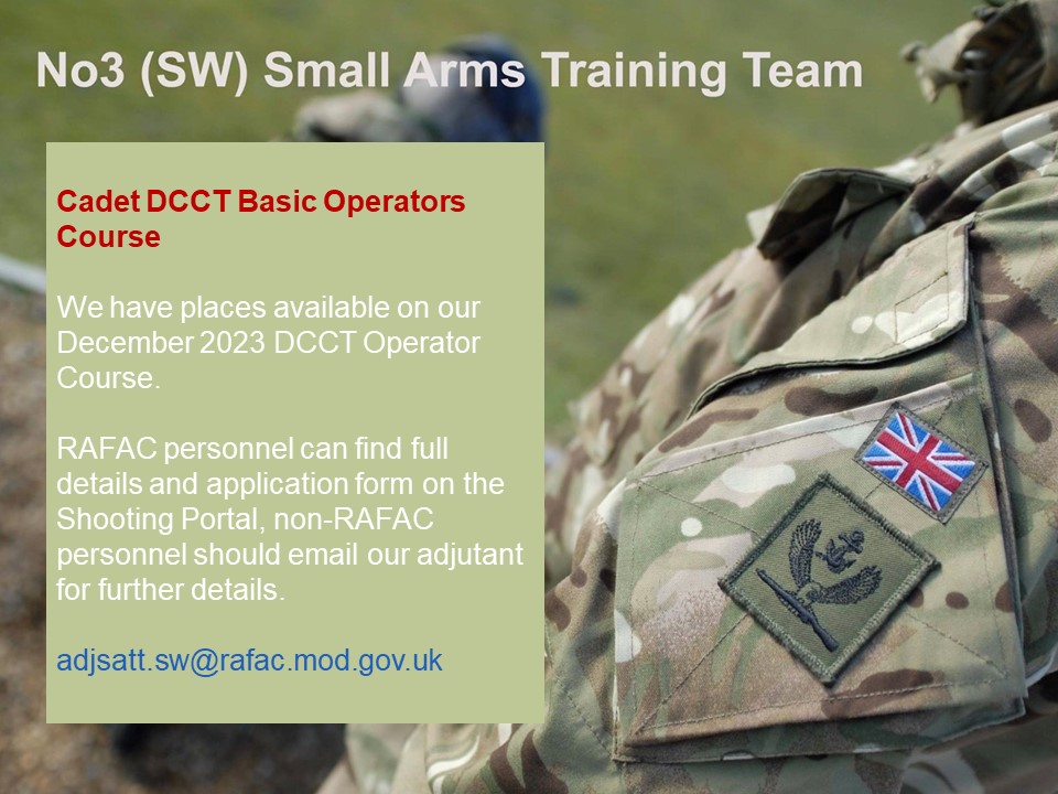 No.3 (South West) Small Arms Training Team RAFAC tweet media