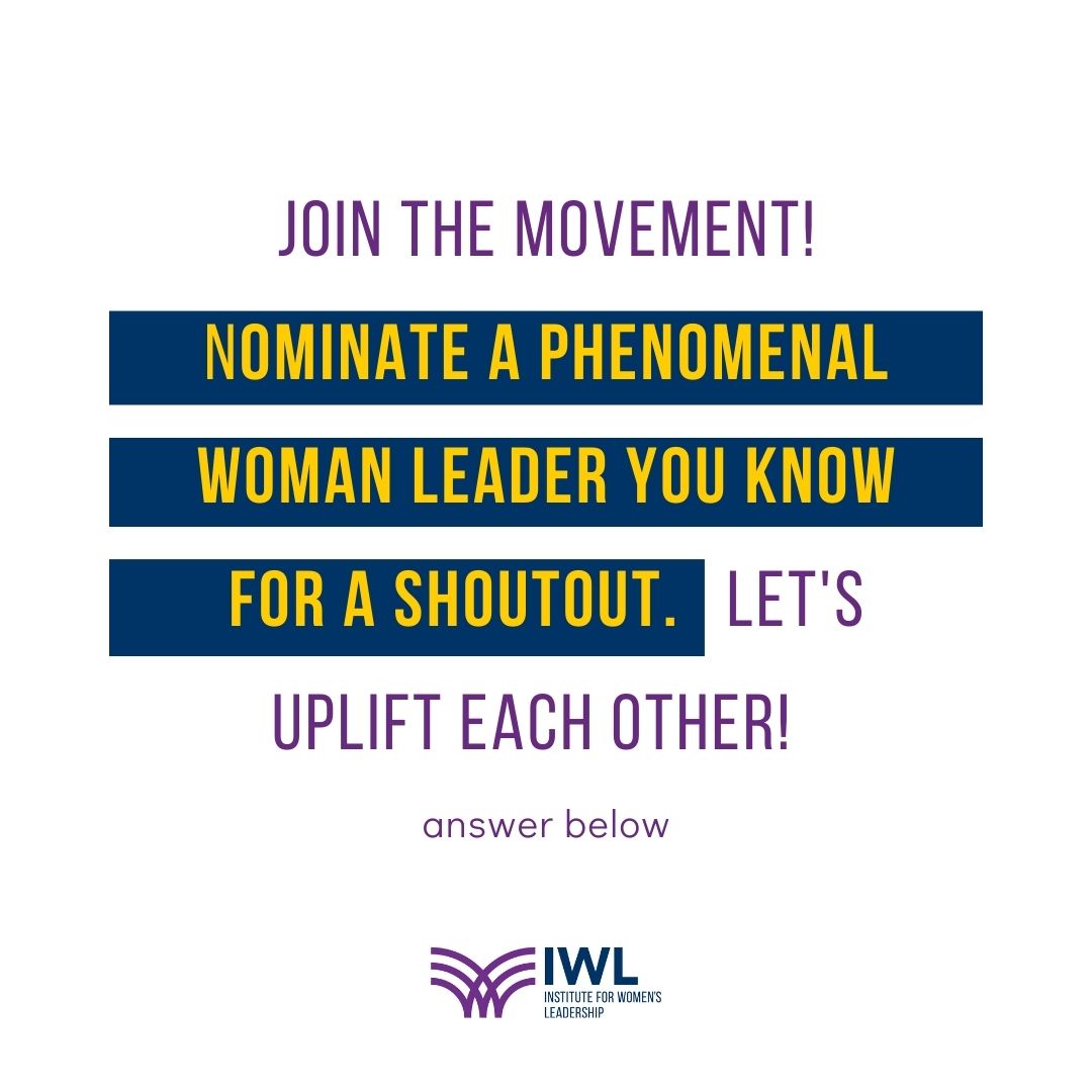 IWL_Marquette's tweet photo. IWL wants to acknowledge the contributions and achievements of women everywhere! Shoutout a woman leader who deserves to be recognized! #WomenLeaders #EngageInspireTransform https://t.co/jiN2mjRyAU