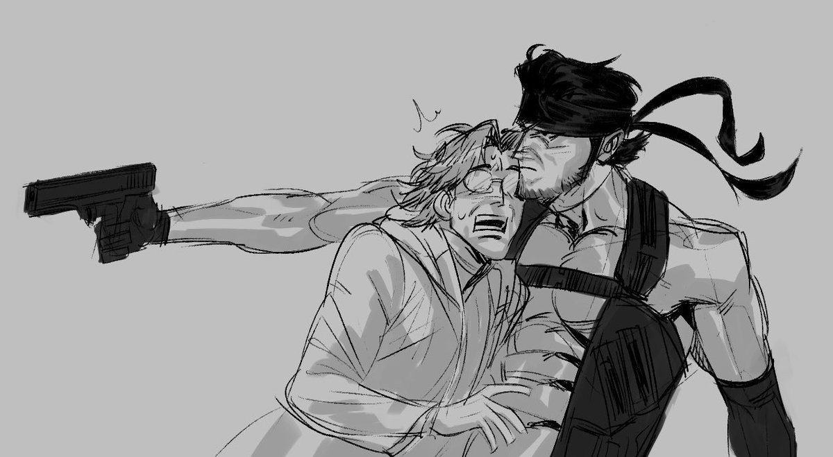 snake and otacon requested by my buddy💖