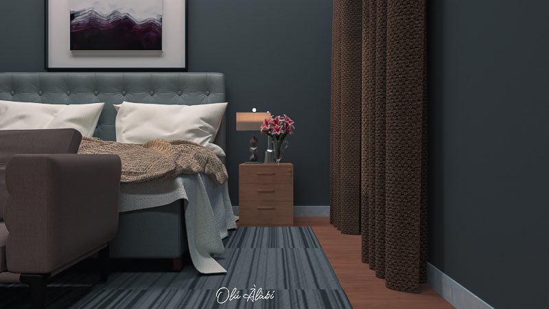 olualabi_'s tweet photo. Dreamy Sanctuary ✨
Bedroom interior 🛏
The perfect blend of modern elegance and cozy vibes. 🏠💤
#InteriorDesign #BedroomGoals #ArchitecturalBeauty #DreamySanctuary #CozyVibes #ModernElegance #SereneSpace #ArchitecturalRender #InteriorInspiration #HomeDecor #BedroomDecor https://t.co/ArcTsz5GUL