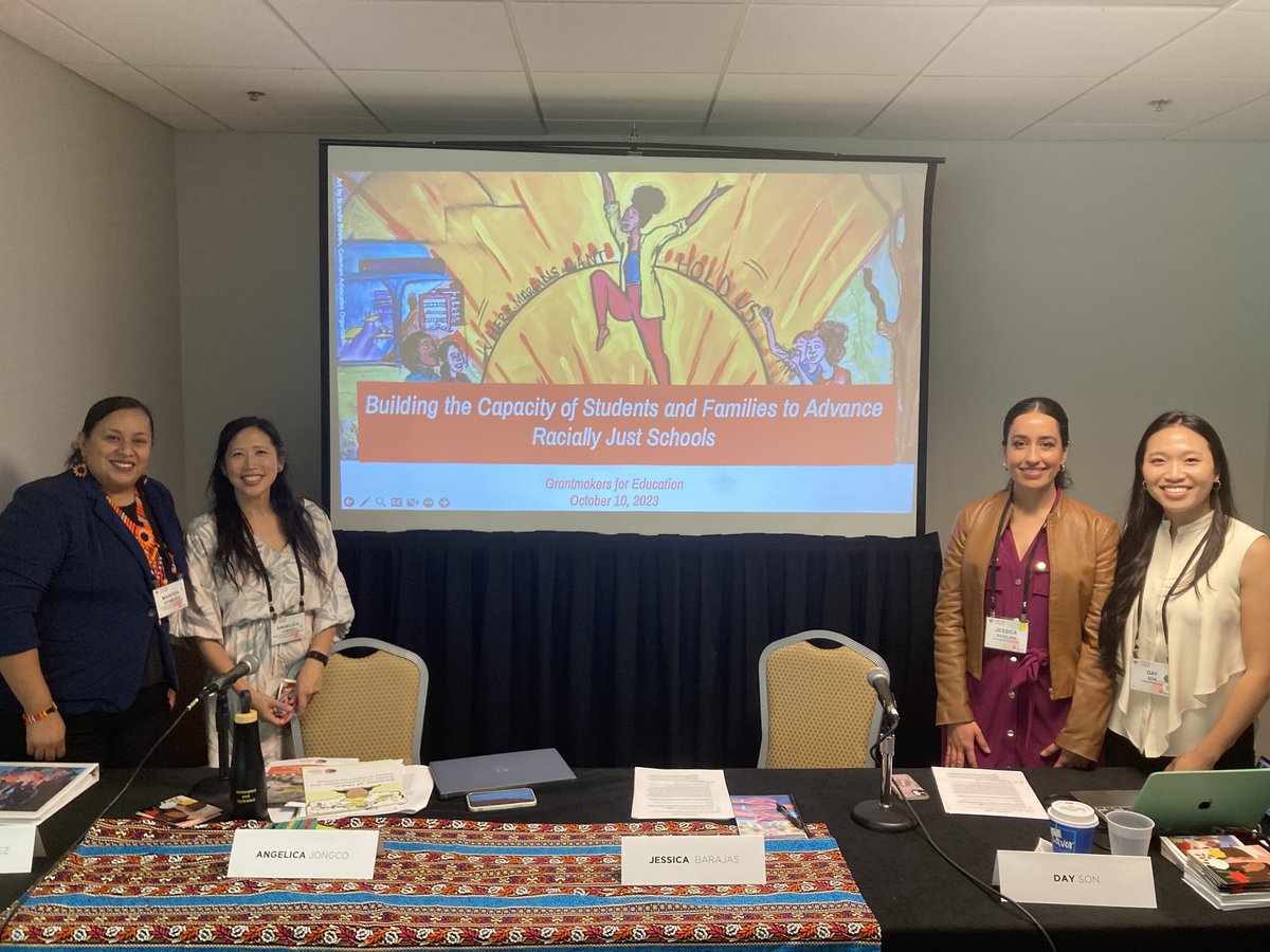 Yesterday, CA PFL was represented at the Grantmakers for Education @edfunders conference in Atlanta, GA, hosting a workshop with the Stuart Foundation <a href="/Stuart_FND/">Stuart Foundation</a> on Building the Capacity of Students &amp; Families to Advance Racially Just Schools! 

#EdFunders23 #ReimagineCASchools