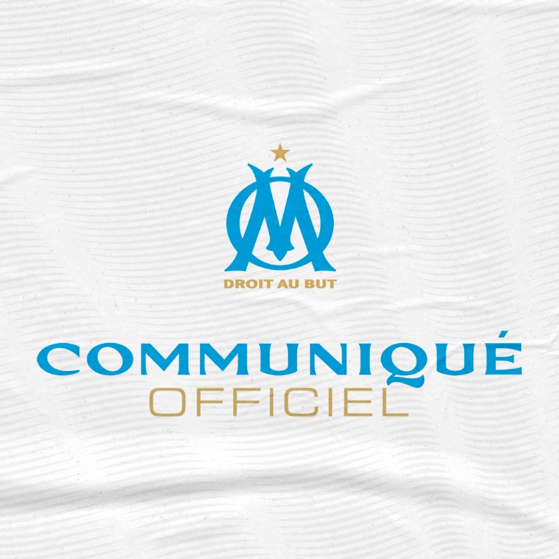 OM_Officiel's tweet photo. Communiqué officiel de l'Olympique de Marseille