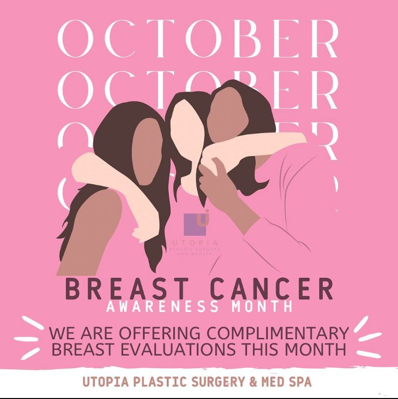 DrFranklinRose's tweet photo. Complimentary breast evaluation at Utopia Plastic Surgery by renowned plastic surgeon, Franklin A. Rose, M.D., during October (National Breast Cancer Awareness Month). Certain professional fees related to breast reductions and lifts can sometimes qualify for insurance coverage. https://t.co/U4ylyTpbs9