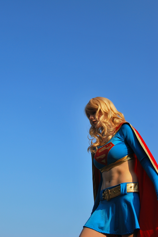 quicksparrows's tweet image. All those dumb "improved AI Supergirl art" posts are annoying me so here's what two 19 year olds did with a self-made costume, a digital camera, a trampoline, and a tiny touch of Photoshop for the clouds. 🤷‍♀️ Over a decade ago, to boot!!! Human artists, you know.