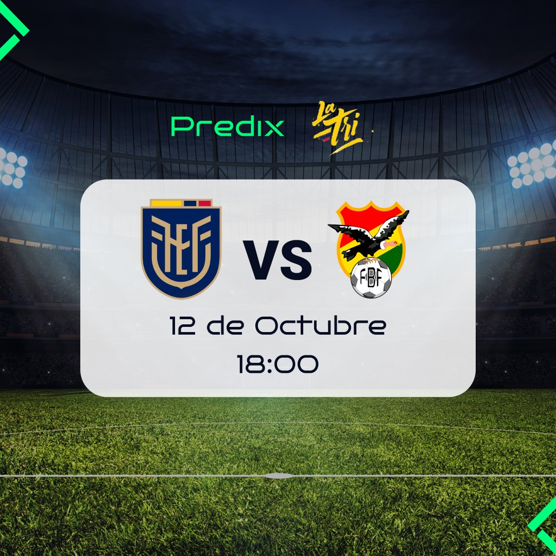 PredixEc's tweet photo. ¡Se viene! 🔥🔥🔥 ¿Cuál es tu pronóstico? 👇 🇪🇨⚽🇧🇴 https://t.co/RwN3UDV9ea