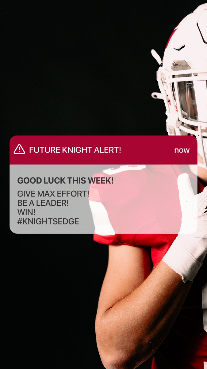 Thank you @CoachWeixler <a href="/knight_ftbl/">SVU Knights Football</a> for the support for tonight!!