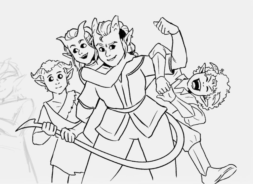 i love the tief kids #BG3 