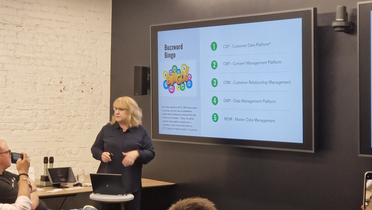 LondonDataTribe (@londondatatribe) on Twitter photo And now we have @JoyceKayAvila demystifying <a href="/salesforce/">Salesforce</a> #DataCloud and #Snowflake #DataCloud, at @OwnBackup tonight. And now we have @JoyceKayAvila demystifying <a href="/salesforce/">Salesforce</a> #DataCloud and #Snowflake #DataCloud, at @OwnBackup tonight.