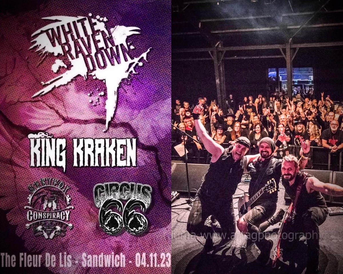 White Raven Down (@whiteravendown) on Twitter photo Not long till this beauty!!!🖤🤘
We literally can’t wait to perform in Sandwich for first time with our good friends <a href="/KINGKRAKENUK/">KING KRAKEN</a> Circus 66 and Greyfox Conspiracy
whiteravendown.com
Arta Gailuma photography
#WRD #JoinTheConspiracy Not long till this beauty!!!🖤🤘
We literally can’t wait to perform in Sandwich for first time with our good friends <a href="/KINGKRAKENUK/">KING KRAKEN</a> Circus 66 and Greyfox Conspiracy
whiteravendown.com
Arta Gailuma photography
#WRD #JoinTheConspiracy