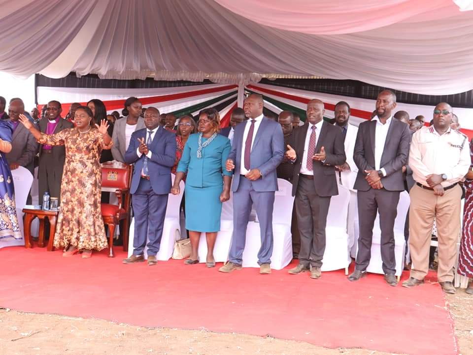 GVNJoshuaIrungu's tweet photo. Hosted Kenya's Second Lady Her Excellency Pastor Dr.Dorcas Rigathi @Pastor_Dorcas during the commissioning and groundbreaking for a Rehabilitation and Wellness Center at Kandutura, Rumuruti Municipality.
The center seeks to provide holistic dignity to boy child in society through rehabilitation from substance abuse and petty crime victims by empowering them with technical skills, offering digital connections for online jobs, talent development and moral support for a dignified future.
This is in line with my county’s policies and programs that seek to improve our wealth and standards of living.
Present were Laikipia First Lady H.E Grace Wakahora, HE. The Deputy Governor Reuben Kamuri, County Secretary Koinange Wahome @koinange, CECMs, Chief officers, Members of the Clergy and other National and County government officials.