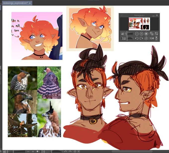 redisignind old characters