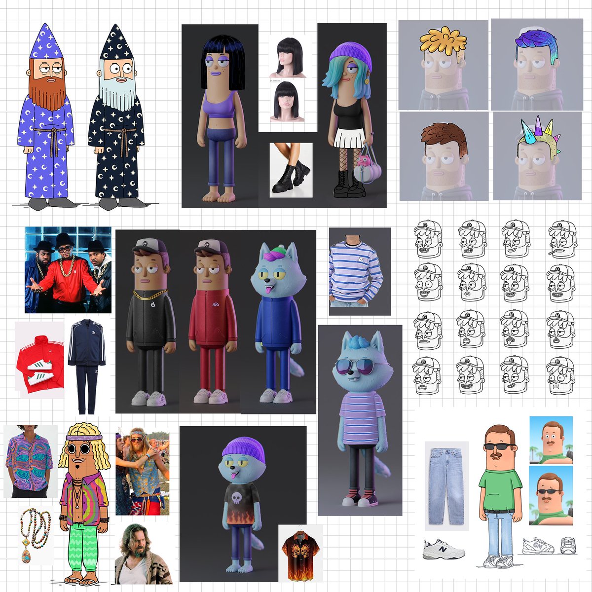 The 3D art is guided by the output of 2D concepts. Sketches allow us to try out ideas at a fast pace. Below is a selection of mock-up’s created for our 3D artists to take into three dimensional production 🌐