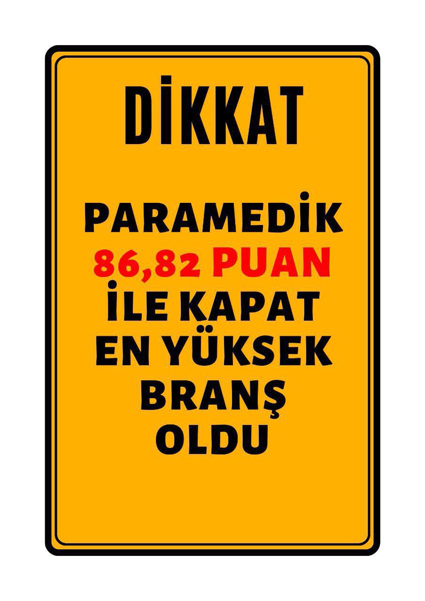 En yüksek puanla atanamayan bölüm biz olduk.
112 Personelleri nasıl en yüksek puanlarla atanamayan bölüm olabilir
PARAMEDİK mezunları nasıl atanamıyor 
<a href="/drfahrettinkoca/">Dr. Fahrettin Koca</a> 
#Paramediklereİstihdam