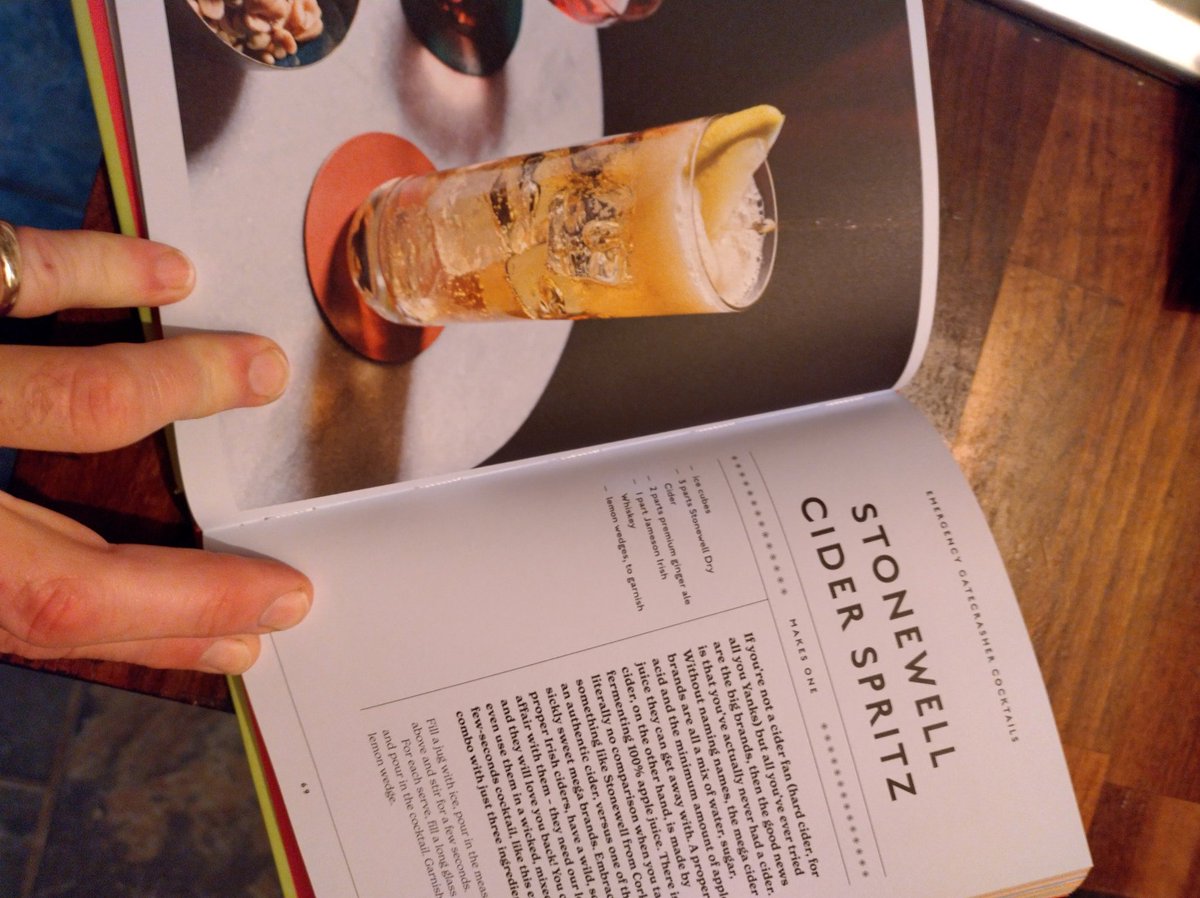 StonewellCider's tweet photo. Look what arrived in the post today @IrishBeverages thanks Oisín. Now that's a cocktail to kick things off! https://t.co/tzgCWj3XJw