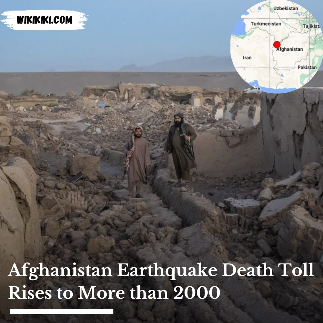 Afghanistan Earthquake Death Toll Rises to More than 2000...

wikikiki.com/afghanistan-ea…

#afghanistannews #wikikiki #afghannews #naturenews #afganistanearthquake #wiki #afghanquake #quake2023 #afghanearthquake #quakehits #earthquake2023  #2023earthquake