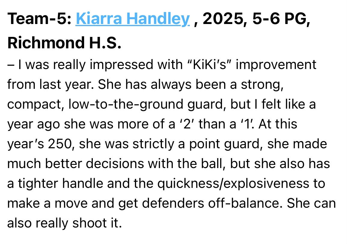 Kiarra E. Handley (@kiarrahandley) on Twitter photo A few highlights from the most recent <a href="/PGHIndiana/">Prep Girls Hoops Indiana</a> Top 250 Expo.I had a wonderful time and cant wait for the season to start. <a href="/KiarraHandley/">Kiarra E. Handley</a> #KiKi #Duecey <a href="/RHS_GirlsBB/">Richmond Lady Red Devil Basketball</a>, <a href="/coachbeckett/">IGBRR Hoops</a>, <a href="/wearrrichmond/">WeRrichmond</a>, <a href="/BJBradley279/">Brandon Bradley</a>, <a href="/girlshoopsrecr1/">girlshoopsrecruiting</a>, <a href="/coachbgorman/">Coach Gorman</a>, <a href="/TyHarrisElite/">TyHarrisElite</a> A few highlights from the most recent <a href="/PGHIndiana/">Prep Girls Hoops Indiana</a> Top 250 Expo.I had a wonderful time and cant wait for the season to start. <a href="/KiarraHandley/">Kiarra E. Handley</a> #KiKi #Duecey <a href="/RHS_GirlsBB/">Richmond Lady Red Devil Basketball</a>, <a href="/coachbeckett/">IGBRR Hoops</a>, <a href="/wearrrichmond/">WeRrichmond</a>, <a href="/BJBradley279/">Brandon Bradley</a>, <a href="/girlshoopsrecr1/">girlshoopsrecruiting</a>, <a href="/coachbgorman/">Coach Gorman</a>, <a href="/TyHarrisElite/">TyHarrisElite</a>