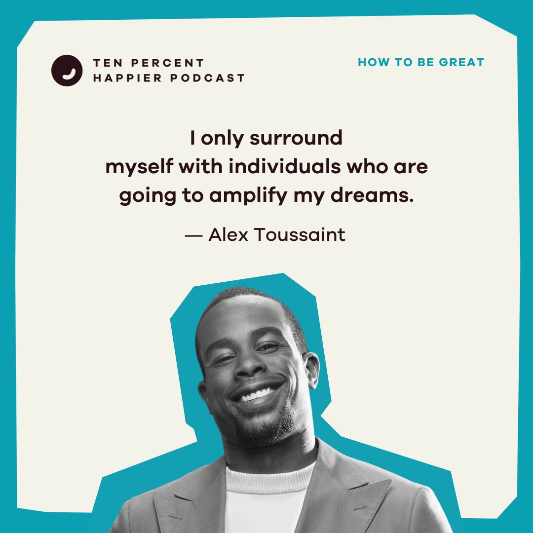 Learn how to be great with beloved @onepeloton instructor @alextoussaint25 on the latest podcast episode hosted by @danbharris - Listen now: link.chtbl.com/j19tegWJ #greatness #excellence #wisdom