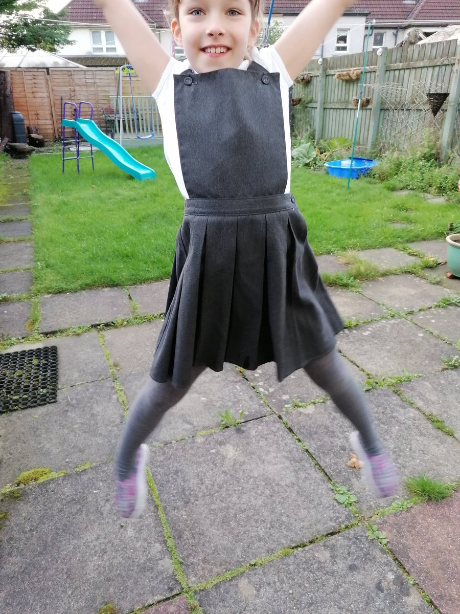 _missuswright_'s tweet photo. Willow's Maths Week Challenges No 1 - 56 star jumps in 1 minute. No 3 - It takes us 5 minutes and 8 seconds to walk to school. No 4 - Willow balanced on 1 leg for 23 seconds. No 6 - Willow's favourite song is The Macarena and she can dance for the full song. @ClydePrimary https://t.co/XFhucJT7Qb
