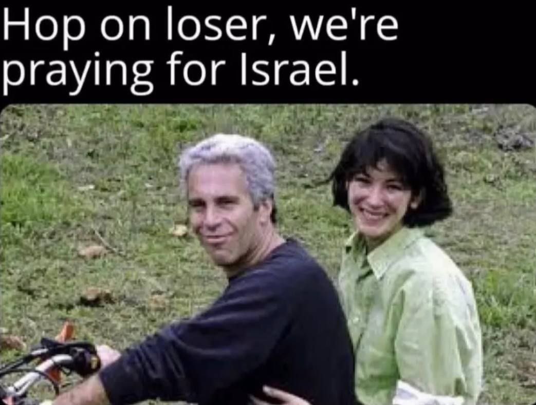 DannysInferno's tweet photo. The Master Race
#Epstein #Maxwell #MOSSAD #MOSSADISTS #ChildTrafficking #SexTrafficking #ChildRape #Blackmail #israelistateblackmail https://t.co/LK1kkhQHI4