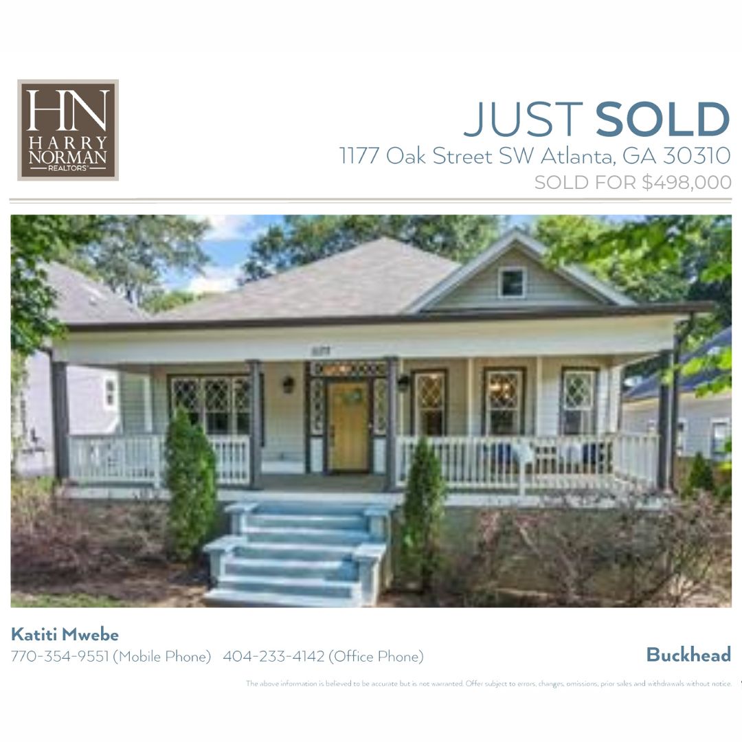 🏡 Just sold this pretty home in Historic West End! 🎉💥🥂🏡

#JustSold #HistoricWestEnd #RealEstate #HomeSweetHome #NewBeginnings #HappyHomeowners #PropertySOLD #HomeClosing #HomeOwnership #Congratulations #HarryNormanRealtors
