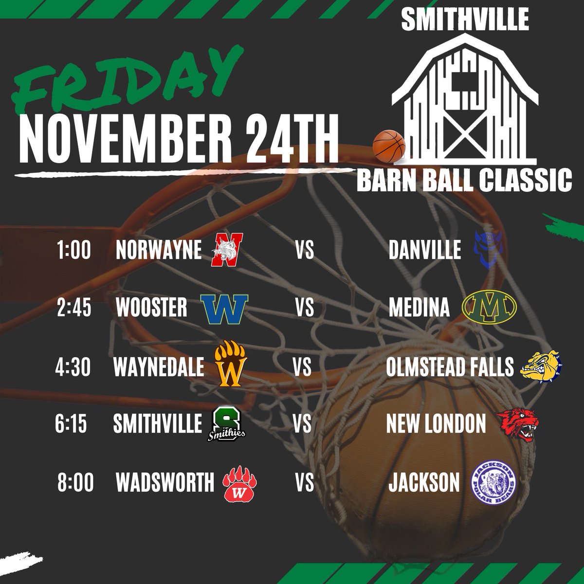 2nd Annual Barn Ball Classic at Smithville HS 🏀🏀🏀🔥🔥