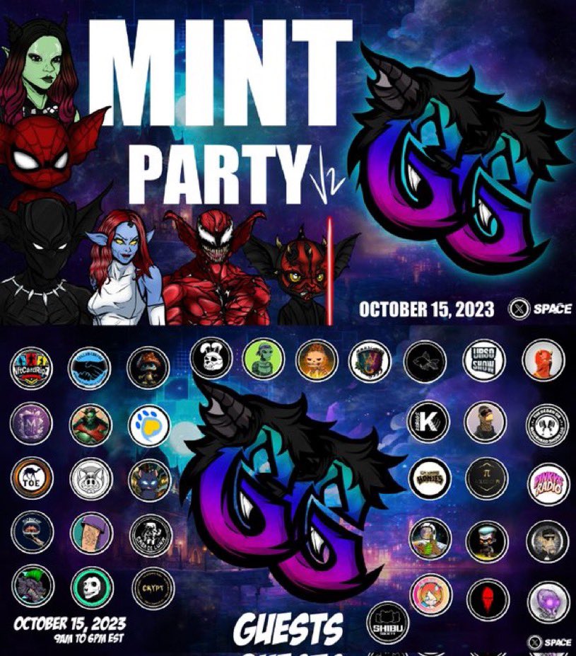 Slippery Fish Co. (@slipperyfishco) on Twitter photo Join us for <a href="/gremgoyles/">ππ₯ππ ππ’π¬πππ¦</a> Mint Party π
Giving away 3x Toxic Barrels π
π Follow <a href="/gremgoyles/">ππ₯ππ ππ’π¬πππ¦</a> & <a href="/SlipperyFishCo/">Slippery Fish Co.</a>
π Like, Repost & Tag 3
π Set Reminder‡οΈ
x.com/i/spaces/1kvJpβ¦
Must be in the space to winπ
#Gremgoyles #OGSlipperyGang Join us for <a href="/gremgoyles/">ππ₯ππ ππ’π¬πππ¦</a> Mint Party π
Giving away 3x Toxic Barrels π
π Follow <a href="/gremgoyles/">ππ₯ππ ππ’π¬πππ¦</a> & <a href="/SlipperyFishCo/">Slippery Fish Co.</a>
π Like, Repost & Tag 3
π Set Reminder‡οΈ
x.com/i/spaces/1kvJpβ¦
Must be in the space to winπ
#Gremgoyles #OGSlipperyGang
