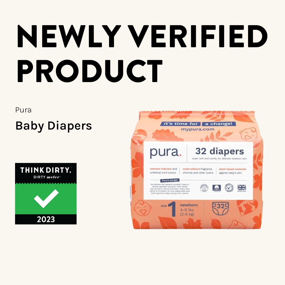 thinkdirty's tweet image. 🍃👶 NEWLY VERIFIED PRODUCTS ALERT! 👶🍃⁠
⁠
Introducing @mypura Baby Wipes and Baby Diapers for Sensitive Skin – crafted without fragrance, alcohol, parabens, or chlorine. 🌿💚⁠

⁠#NewOnOurApp #PureAndSafeBabyCare #SensitiveSkinSolutions #PuraLove