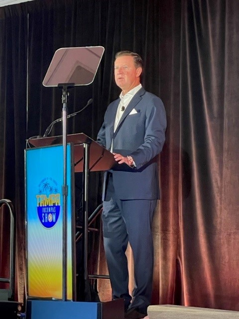 GoSegra's tweet image. Kevin T. Hart, @GoSegra+Unite Private Networks CEO, was the keynote speaker at the INCOMPAS Show this week, delivering a powerful message about how Segra+UPN=MORE for our customers, the industry and employees. #keynotespeaker #INCOMPASShow #industryinsights