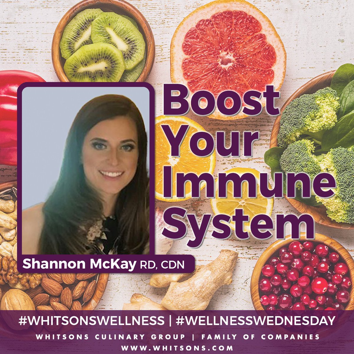 As fall is in full swing and we prepare for the cold winter months ahead, a common question that is often asked is: What can I do to boost my immune system? Check out our latest #WellnessWednesday blog post to learn more: whitsons.com/.../eating-boo…