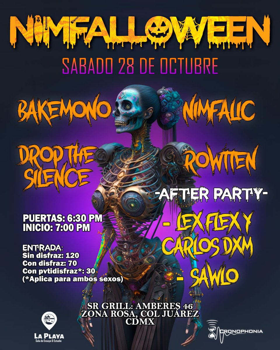 Los esperamos! 😈🔥🎃