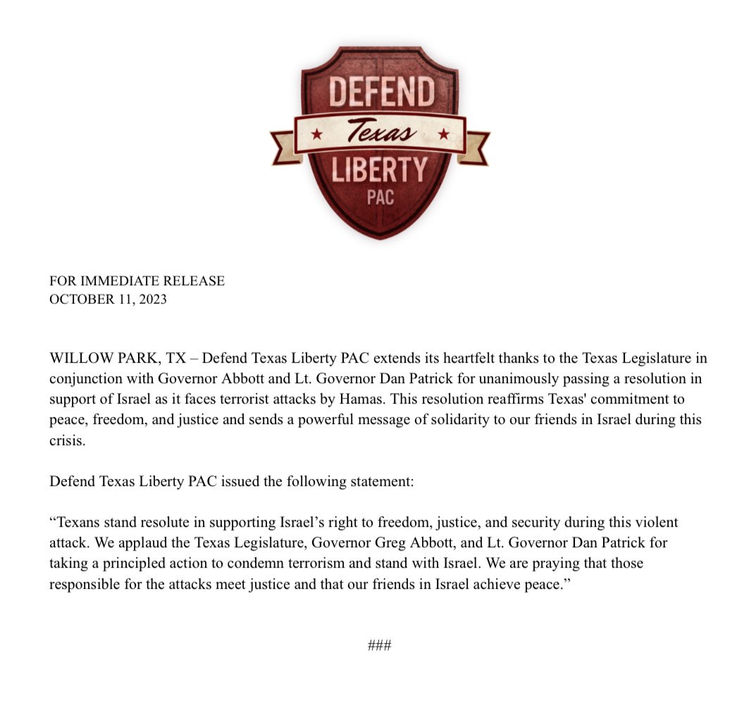 Defend Texas Liberty PAC tweet media