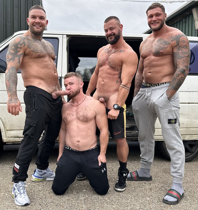 Watch Gabriel take on 3 big cocks in this latest filthy movie that has just dropped on my FilthyPage