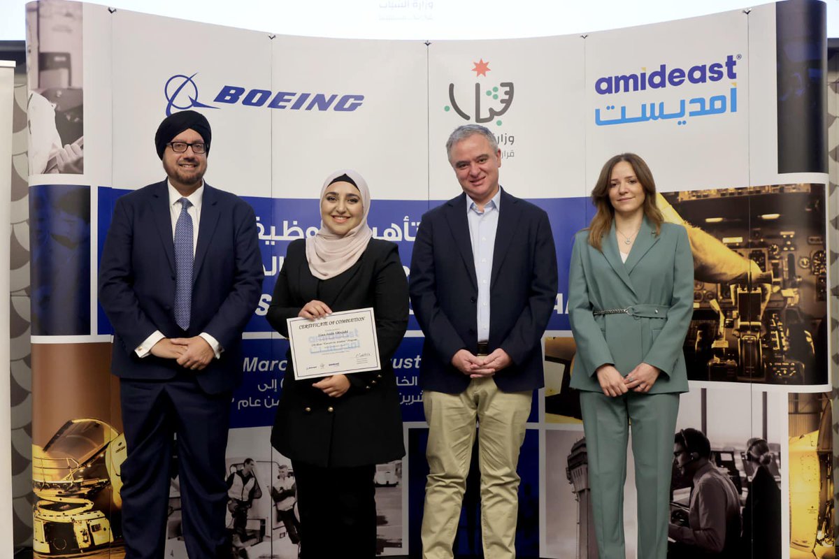 #FieldPhotoOfTheDay: Amideast Jordan recently celebrated the graduation of 54 Careers in Aviation program participants. Over the past six months, the graduates completed 200 hours of intensive training in many areas. #FPOTD #CareersInAviation #EmpowerYouth #JordanAviation