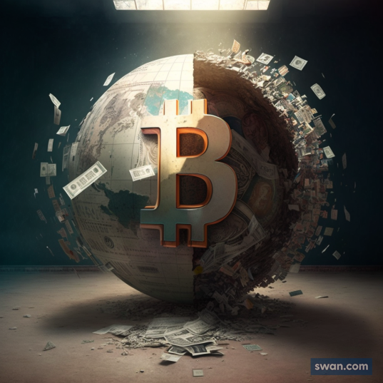 A world fragmented by national currencies glimpses a future where #Bitcoin stands as the universal measure of value.
