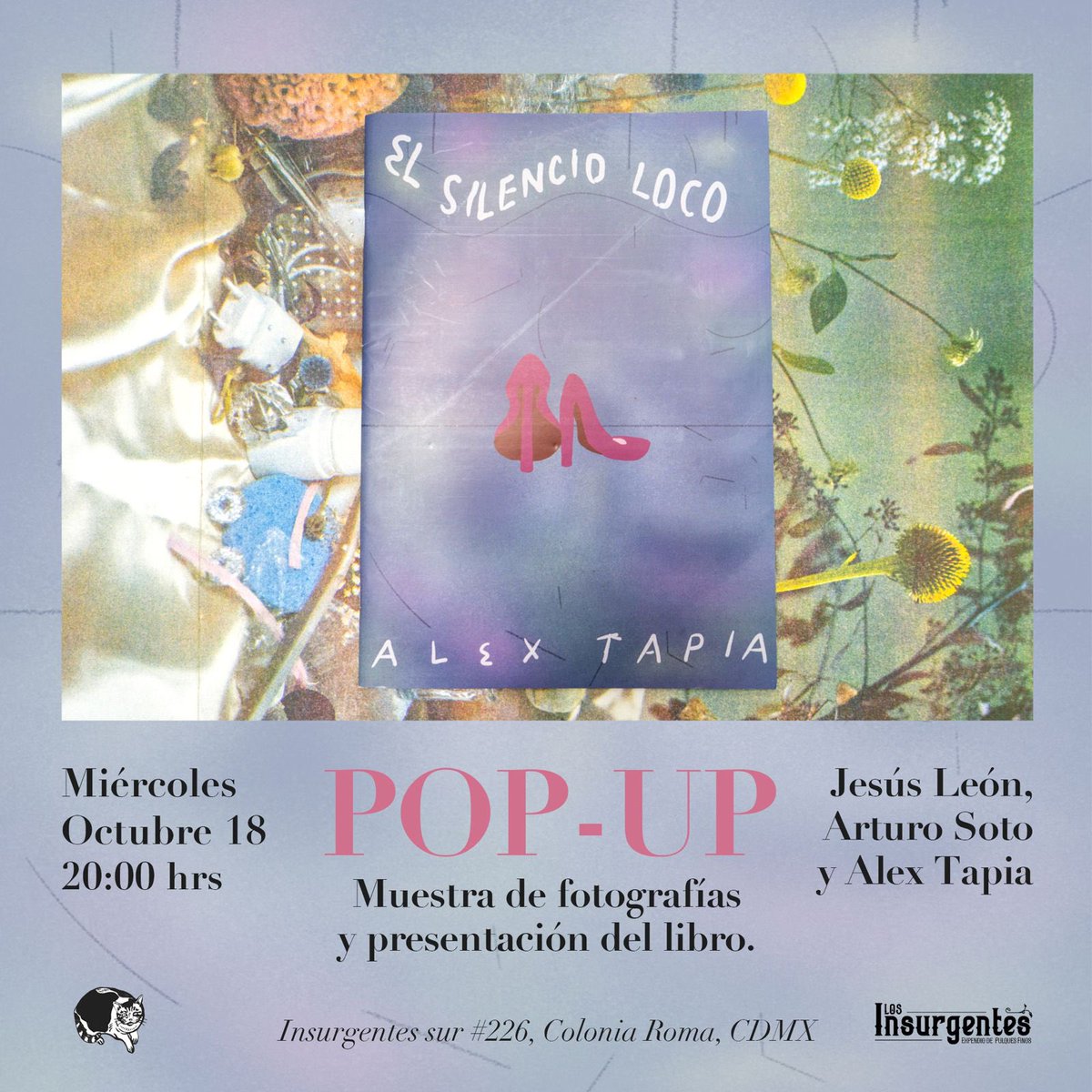 Nos vemos en <a href="/lapulcata/">pulqueriainsurgentes</a> el próximo miércoles con <a href="/austreale/">alex tapia</a> <a href="/elarturoso/">Arturo Soto</a> y Jesús León.