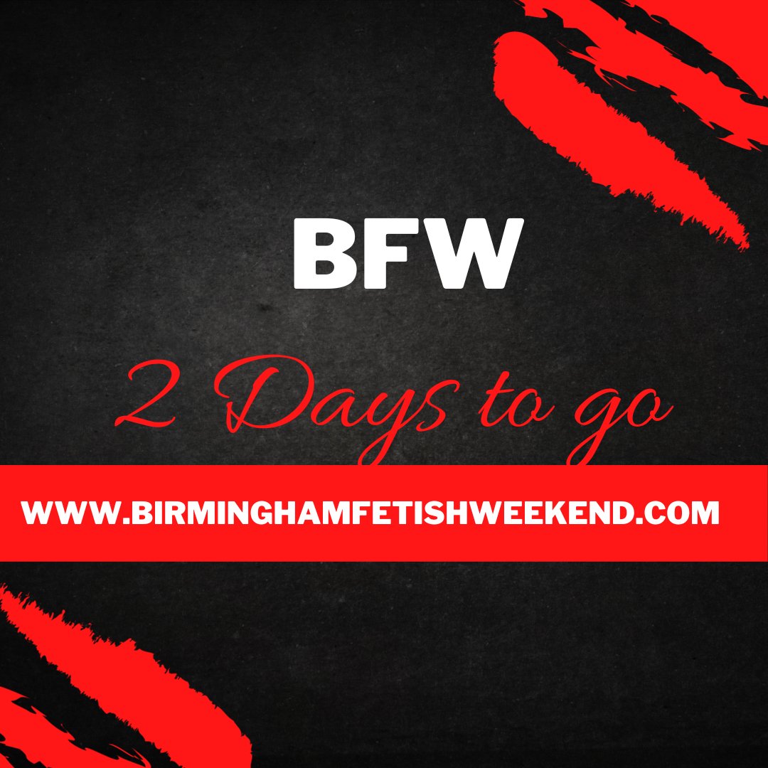 STILL WANT TO BE PART OF BIRMINGHAM FETISH WEEKEND? WE HAVE FRIDAY NIGHT TICKETS AVAILABLE birminghamfetishweekend.com/tickets AND DON'T FORGET ITS BBB SUNDAY TO ROUND OFF THE WEEKEND! fetlife.com/events/1325390 fetlife.com/events/1325391