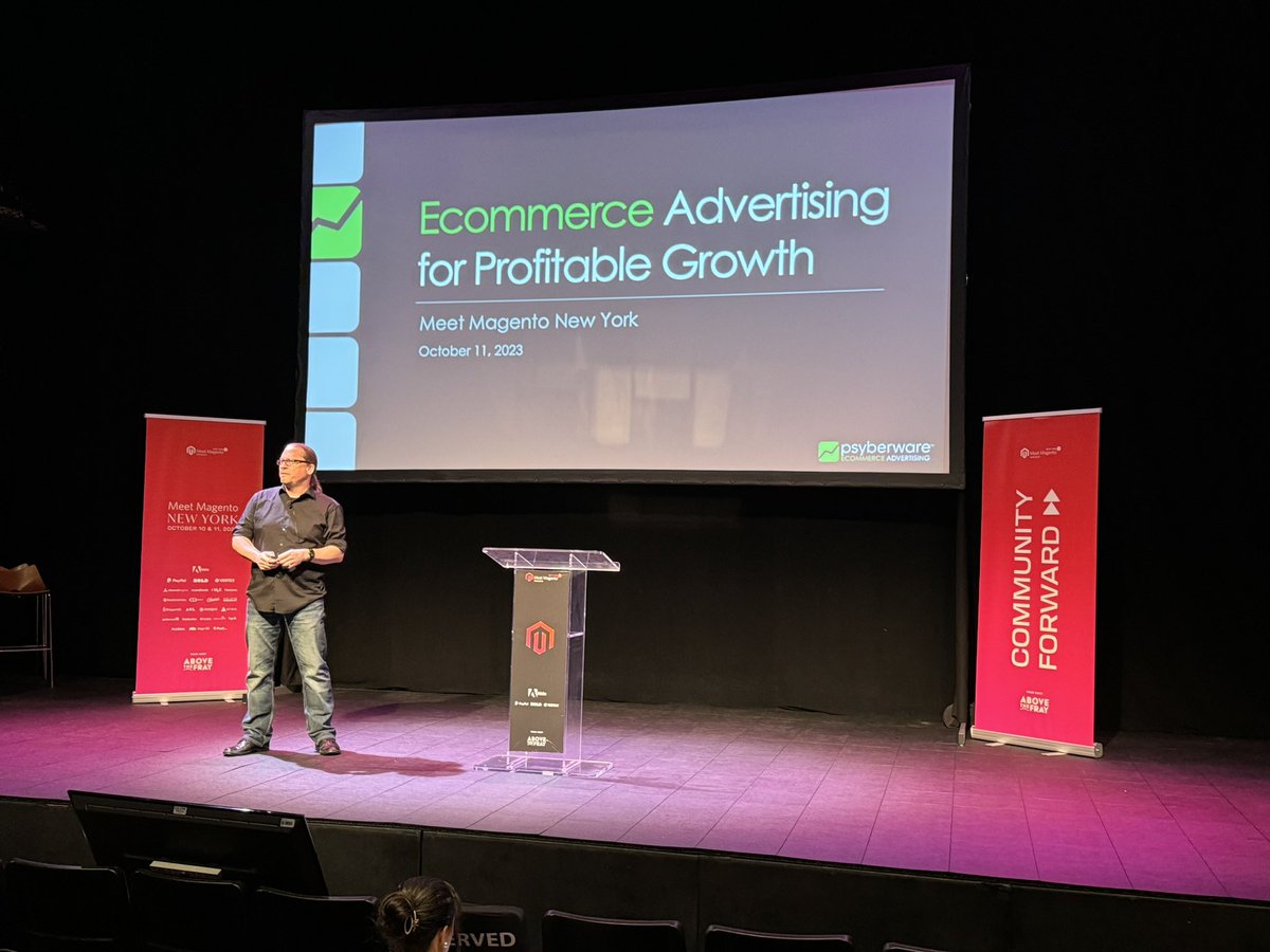 “Let’s discuss how to squeeze a little more profit out of your advertising dollars” — <a href="/DavidDeppner/">David Psy Deppner</a> of <a href="/psyberware/">Psyberware</a> discussing a very timely topic given how much everyone’s thinking about the bottom line lately and making more out of less. #MM23NYC