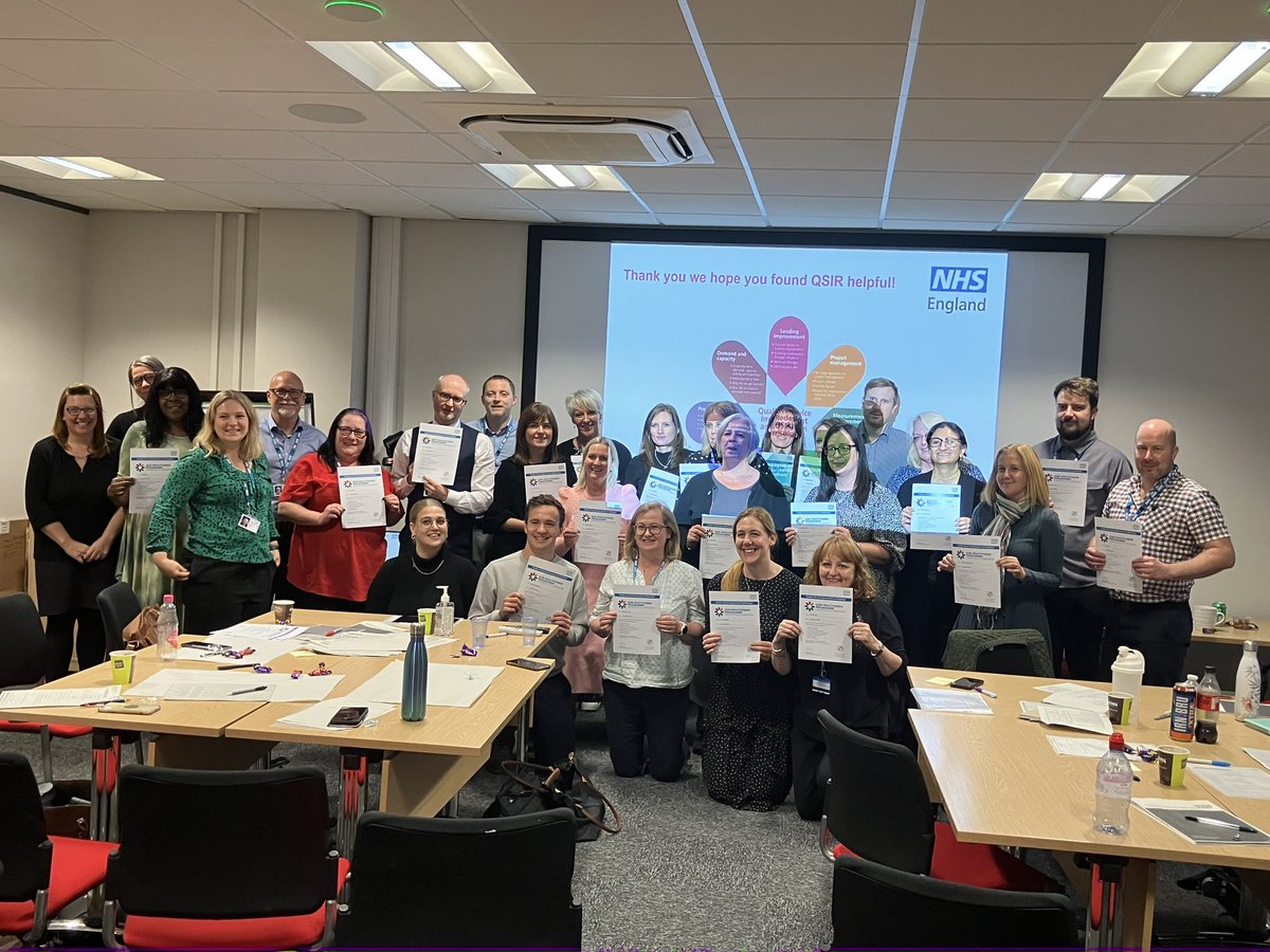 jaderose100's tweet photo. Congratulations to the latest cohort of #QSIR Practitioners in #NHSSYICB https://t.co/aYLQX1bvH4