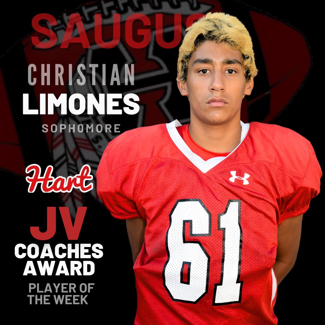 HartHSFootball's tweet photo. Congratulations to our JV Players of the Week 🔥 Saugus #gohartorgohome https://t.co/JspwCwxLfE