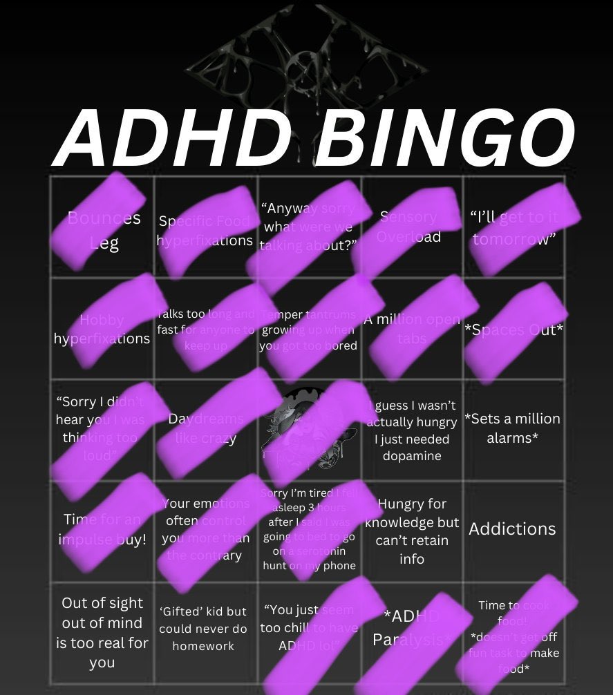 It took me 19 years to get a half ass professional diagnosis lol… so this makes sense lol