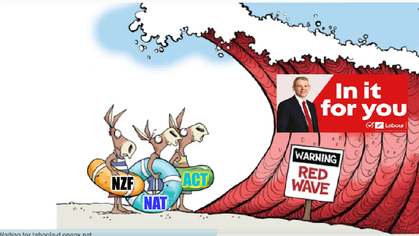 LuxonNotMyGovt's tweet photo. Lets make this Labour surge a Red Tsunami
Get out up and vote #TwoTicksLabour to keep going the gains and progress we have made for the needy not the greedy
Cancel Nationals cuts we all will lose more under Luxon
#TheLEFTvoteTheLEFTWins
#TurnUPVote
#WeTurnoutLeftWIN https://t.co/UsPTyl58mR
